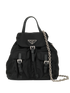 Mini Backpack Shape Crossbody, &pound;895, Handbags, Black, Nylon, Front view